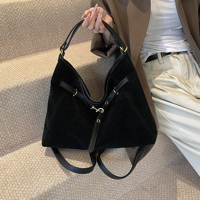 Bolsa tote grande con cinturón decorativo mujer