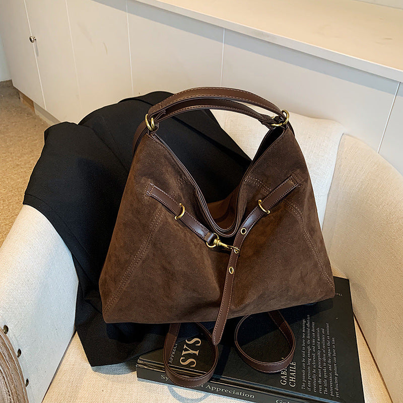 Bolsa tote grande con cinturón decorativo mujer