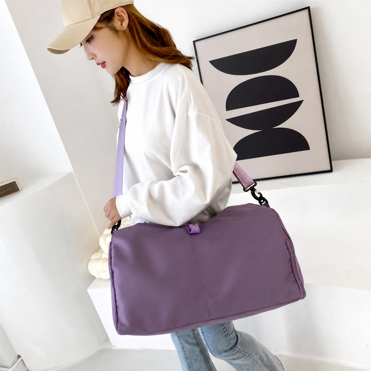 Bolsa Deportiva Mujer con Compartimento para Zapatos - 11