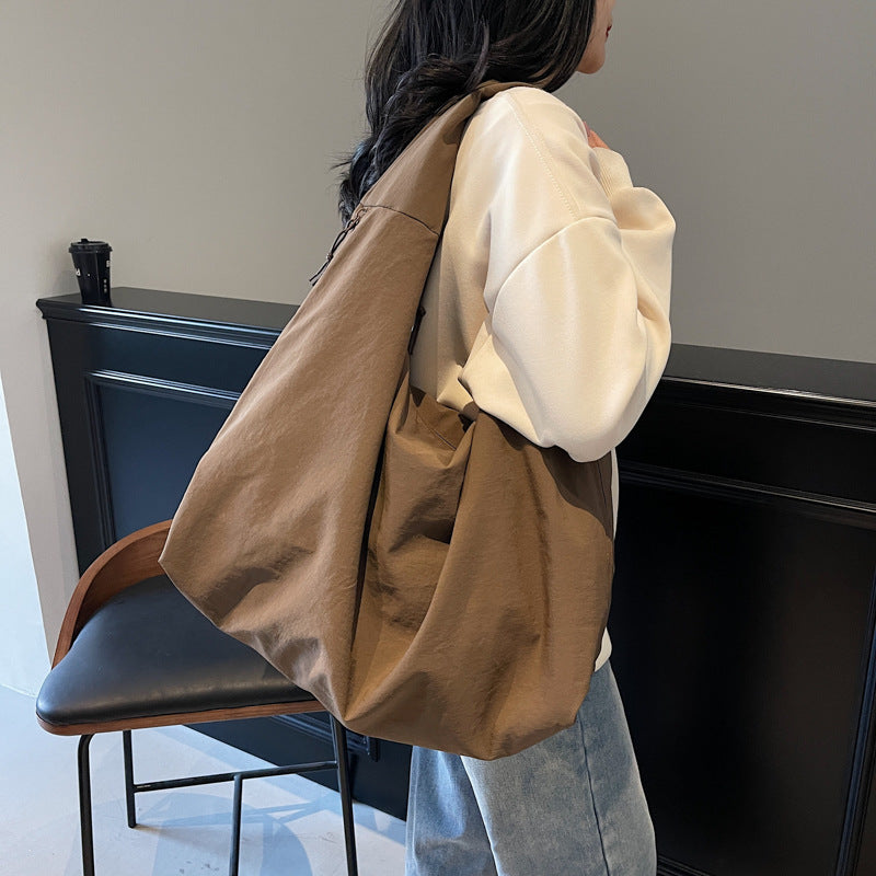 Bolsa tote de lona grande estilo minimalista - 3