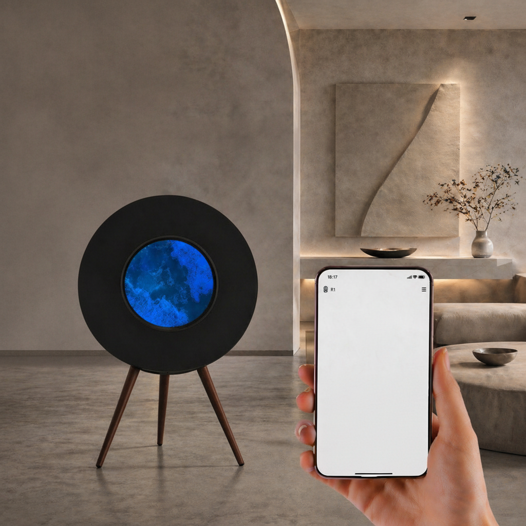 Bocina Bluetooth BMBT con Letras Flotantes para Sala - 2