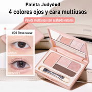 Paleta Judydoll 4 colores ojos y cara multiusos - 1