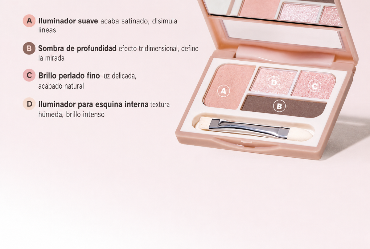 Paleta Judydoll 4 colores ojos y cara multiusos - 14