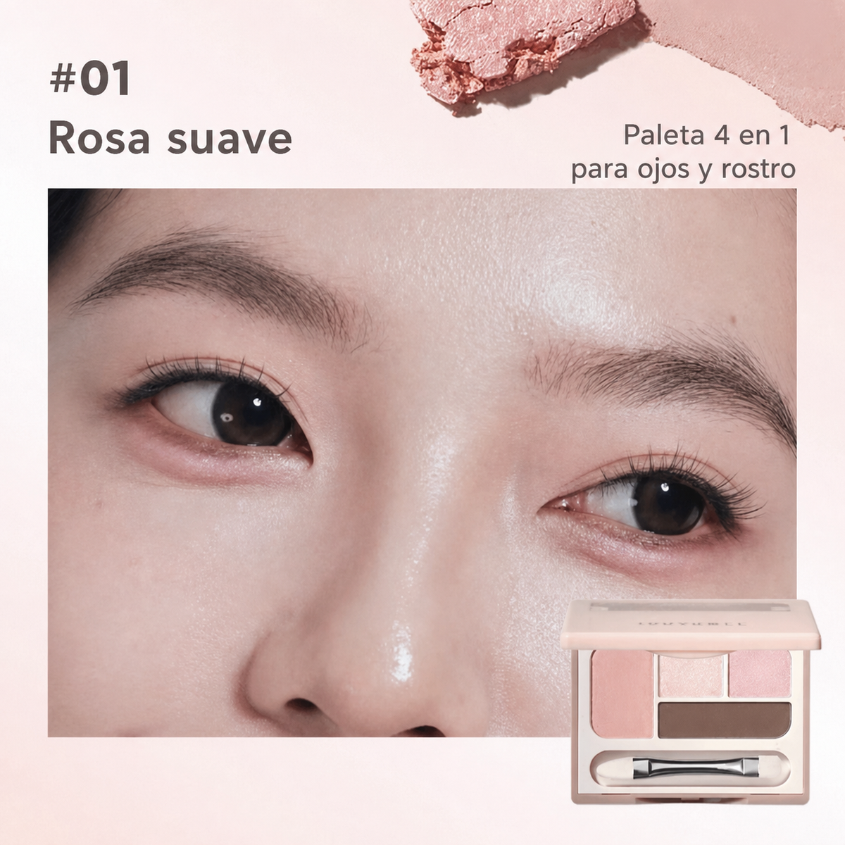 Paleta Judydoll 4 colores ojos y cara multiusos - 7