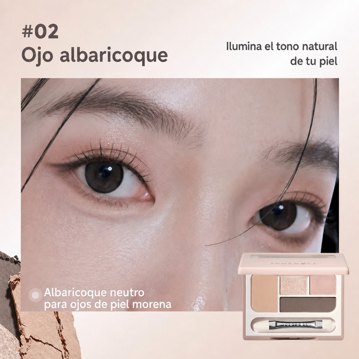 Paleta Judydoll 4 colores ojos y cara multiusos