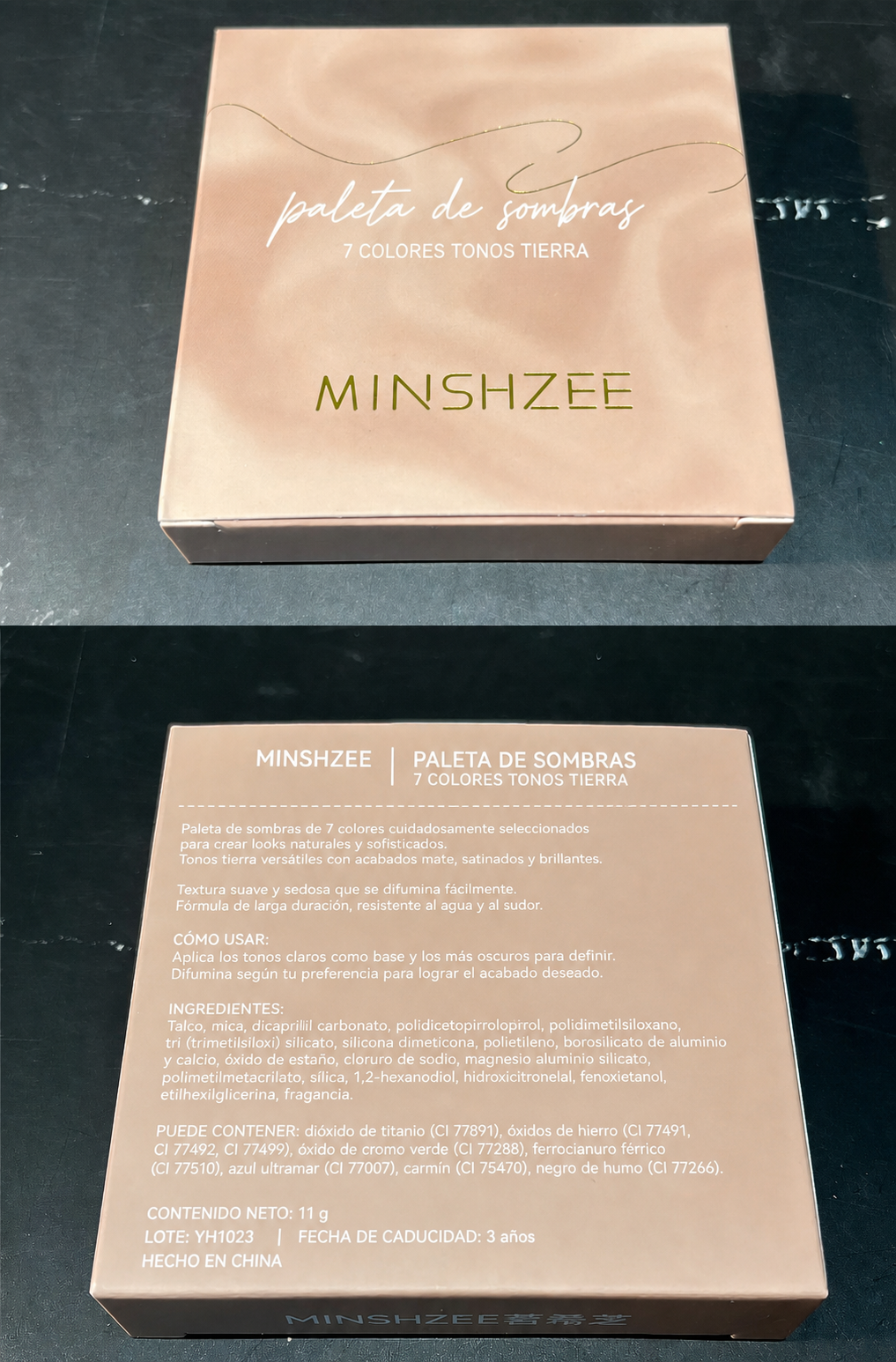 Paleta de sombras 7 colores tonos tierra MINSHZEE - 10