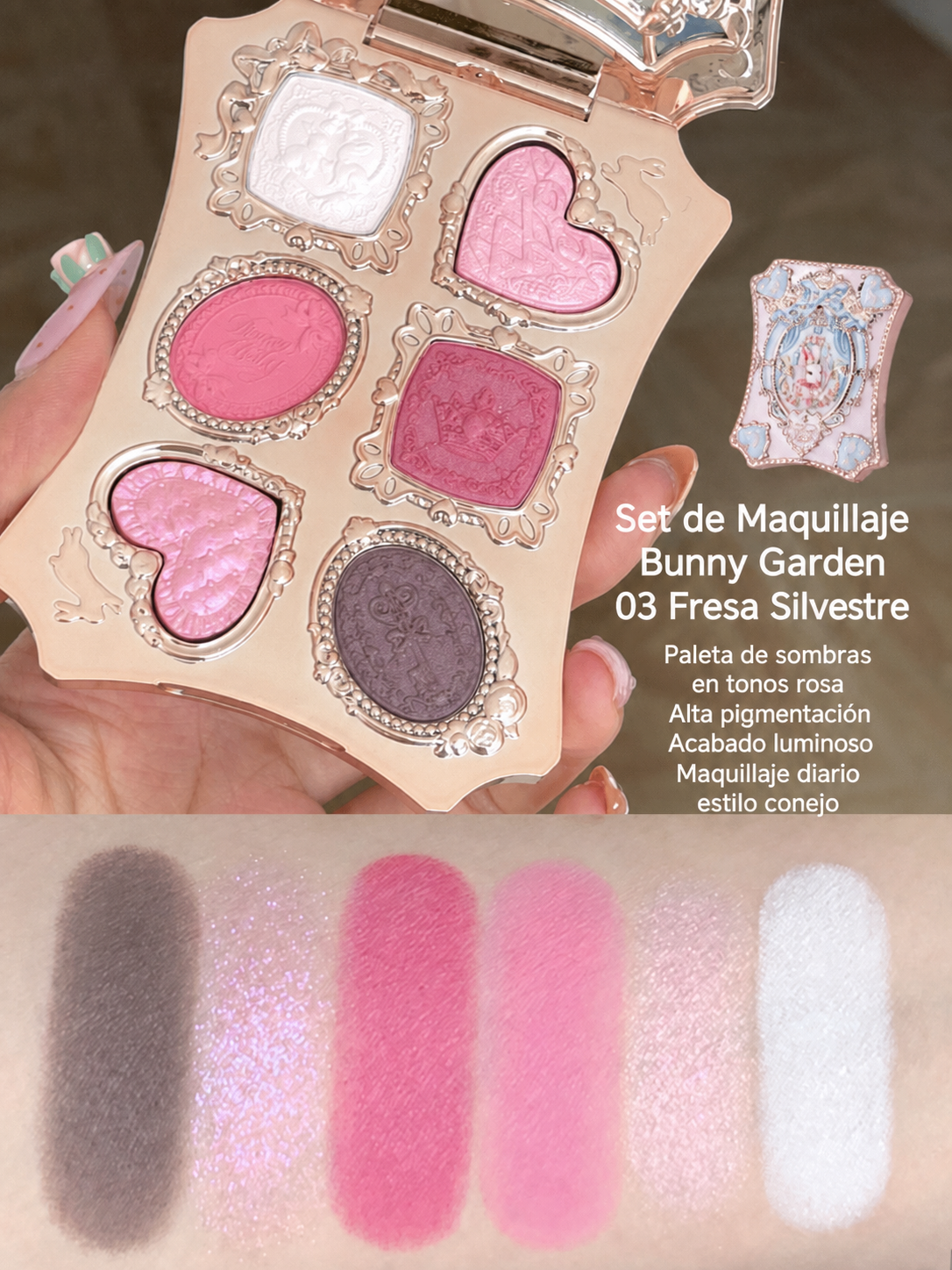 Set de Maquillaje Bunny Garden