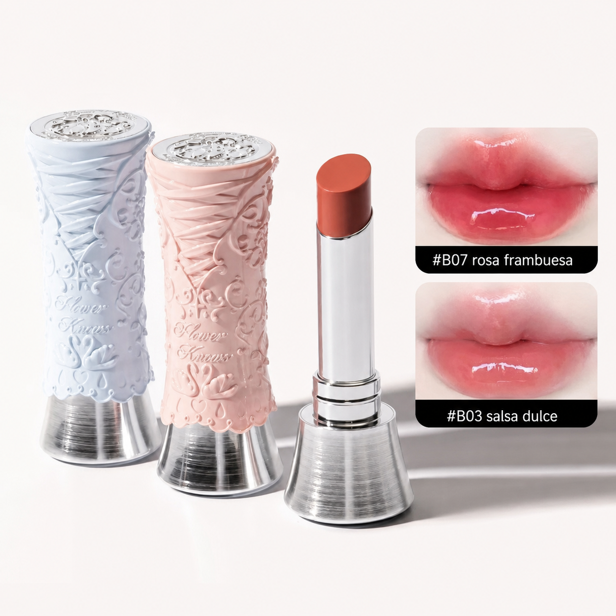 Labial Sólido Espejo Swan Ballet – Acabado Mirror Gloss - 1
