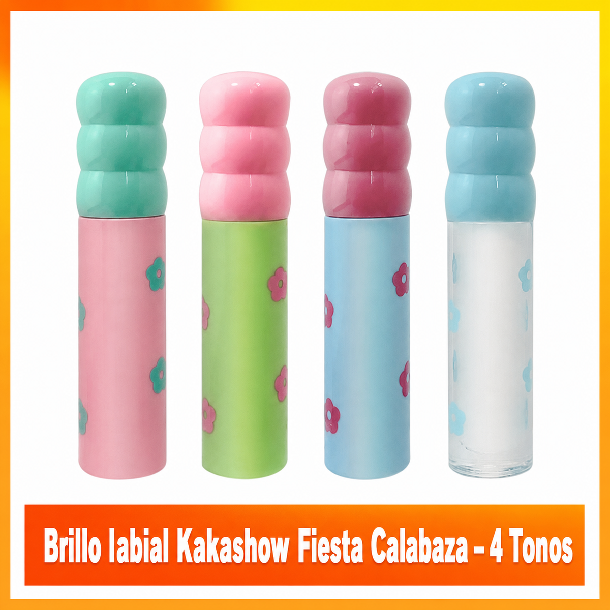 Lip Gloss Kakashow Fiesta Calabaza – 4 Tonos - 1