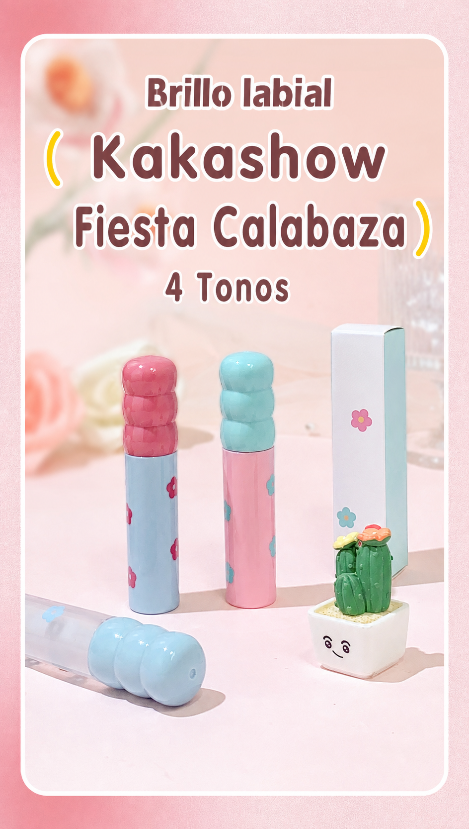 Lip Gloss Kakashow Fiesta Calabaza – 4 Tonos - 9