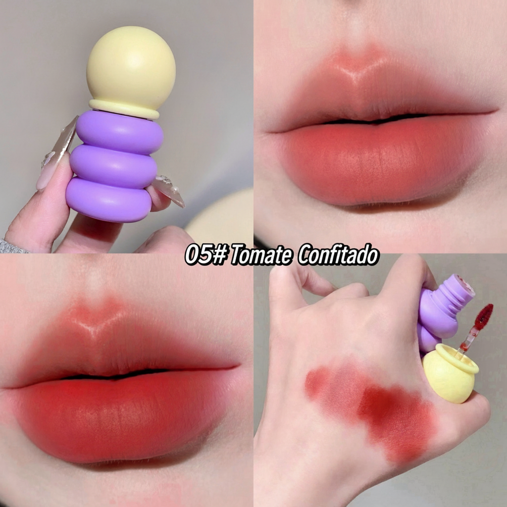 Labial Mate Difuminado Tono a Tono 6 Colores - 8
