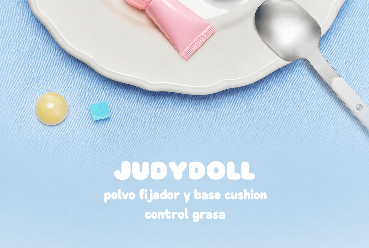 Judydoll Polvo Fijador y Base Cushion Control Grasa - 12