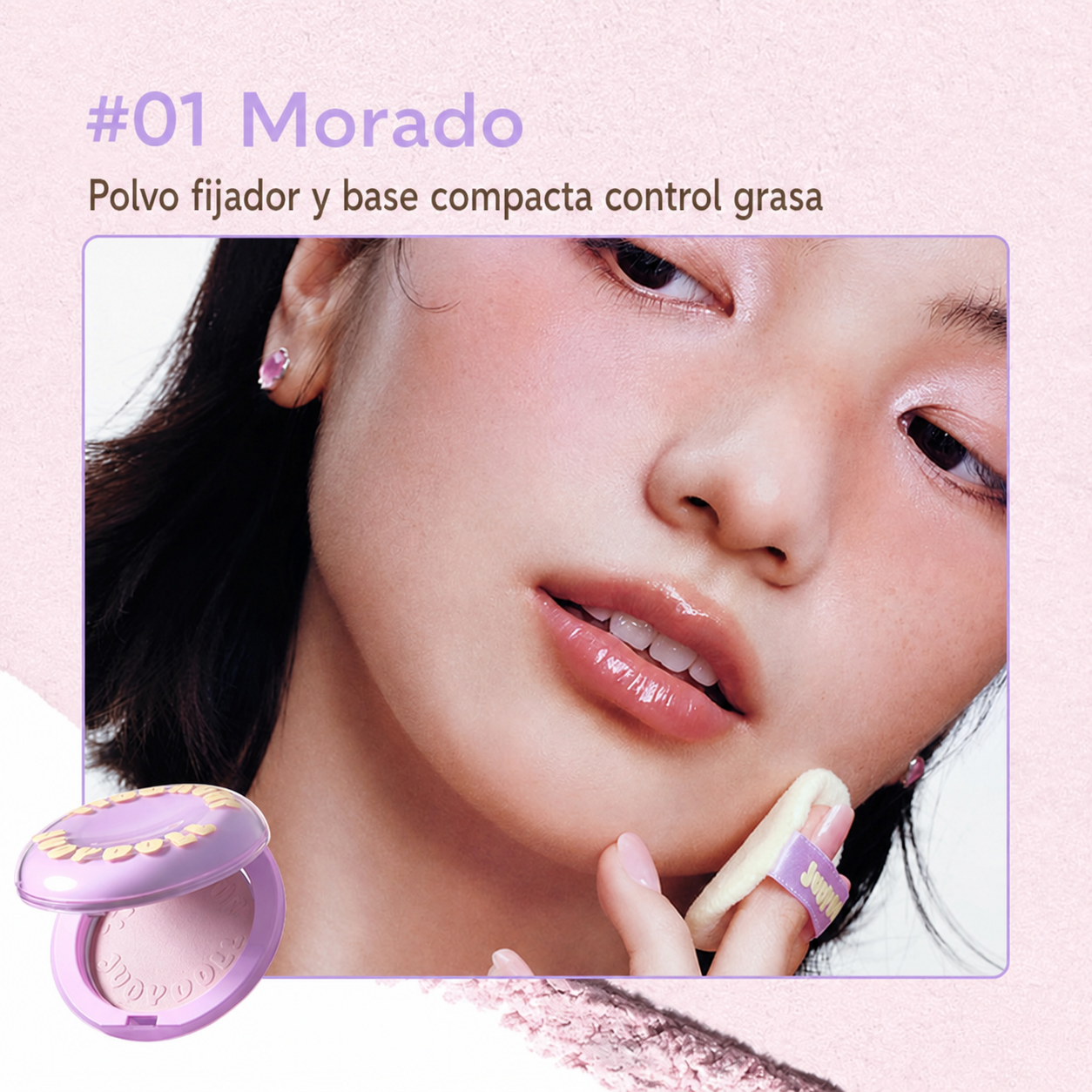 Judydoll Polvo Fijador y Base Cushion Control Grasa