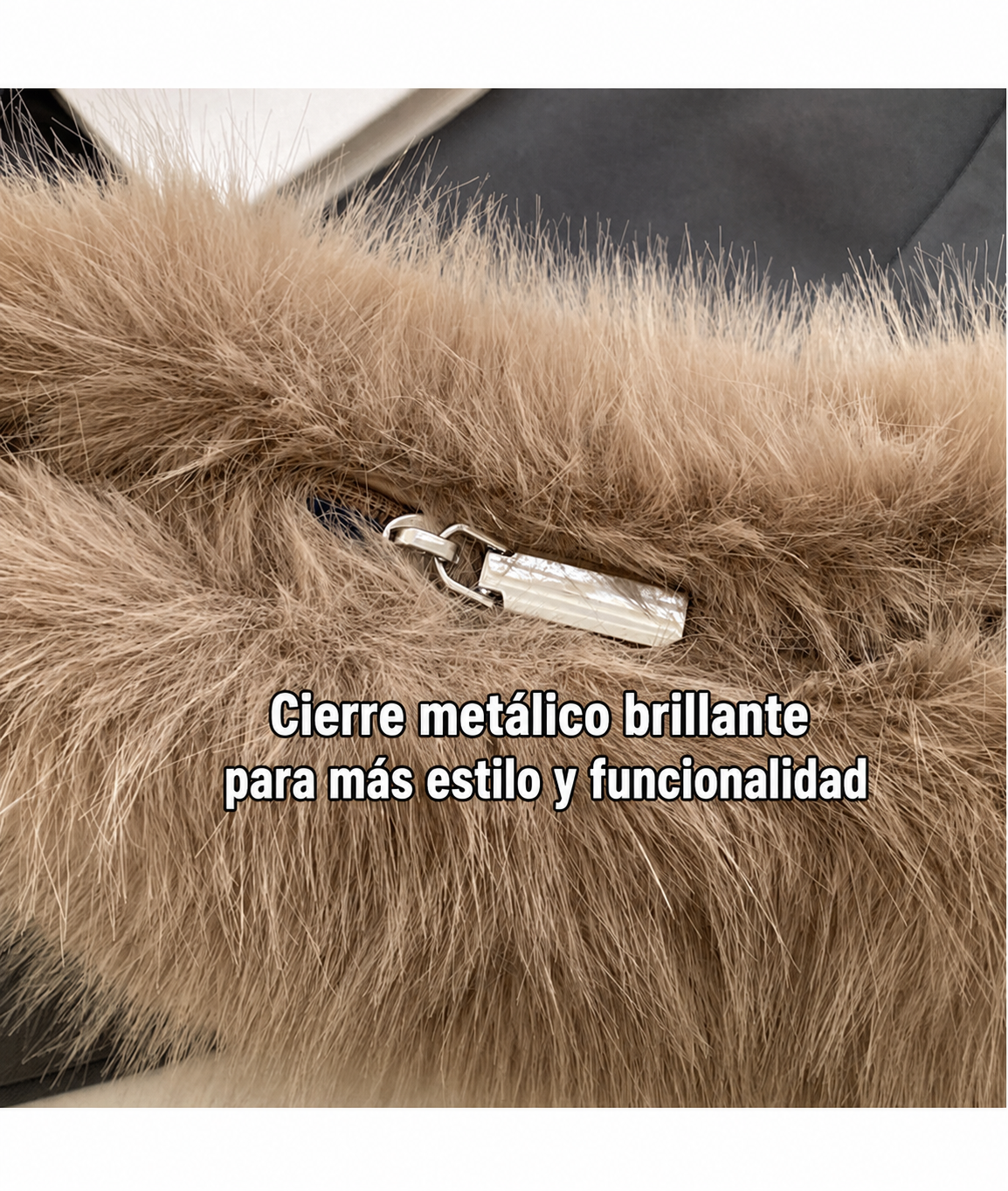 Bolsa cuadrada de peluche tendencia otoño-invierno - 15