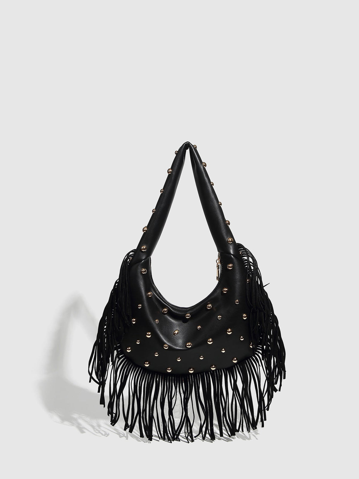 Bolsa con tachuelas y flecos mujer - 2