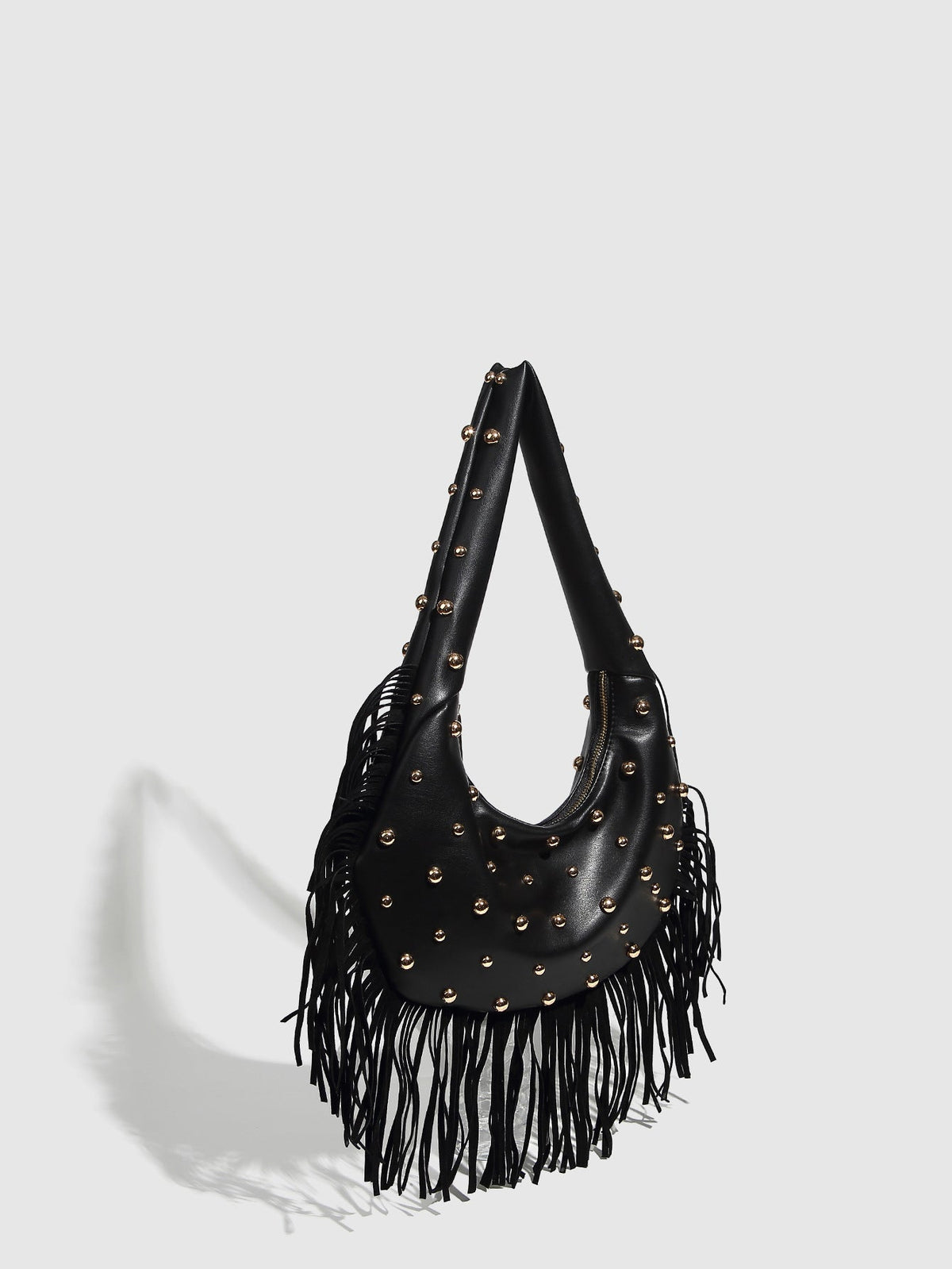 Bolsa con tachuelas y flecos mujer - 3
