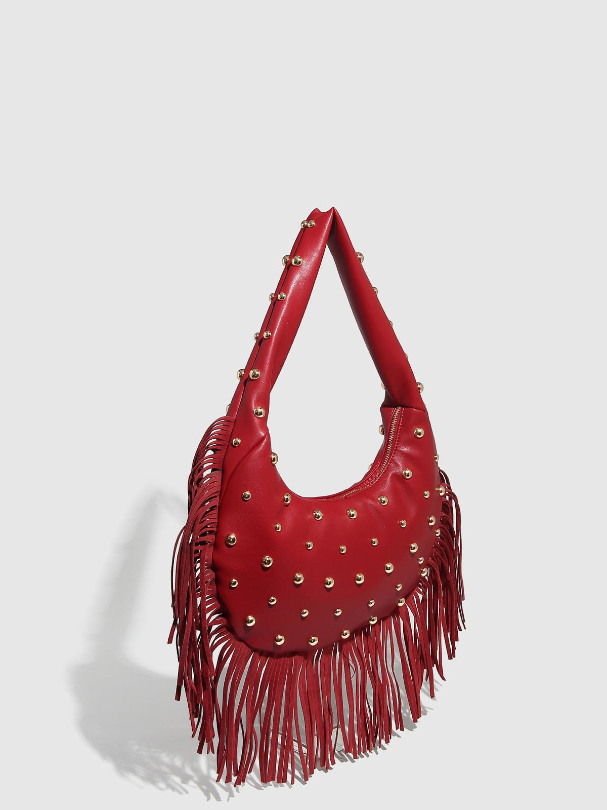 Bolsa con tachuelas y flecos mujer - 5