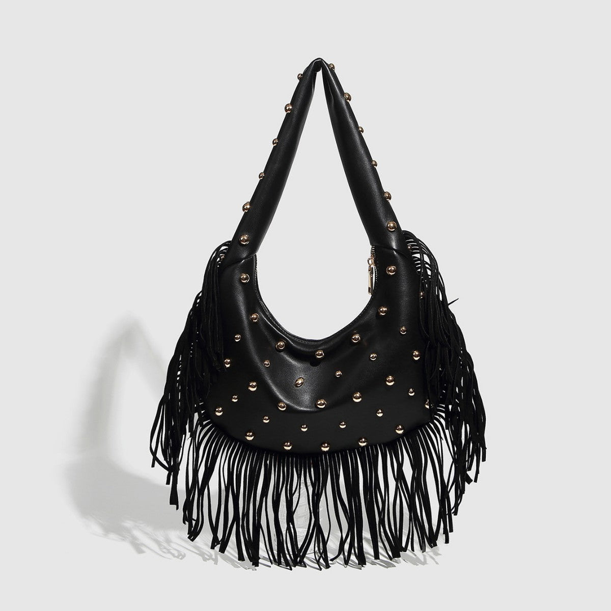 Bolsa con tachuelas y flecos mujer - 6