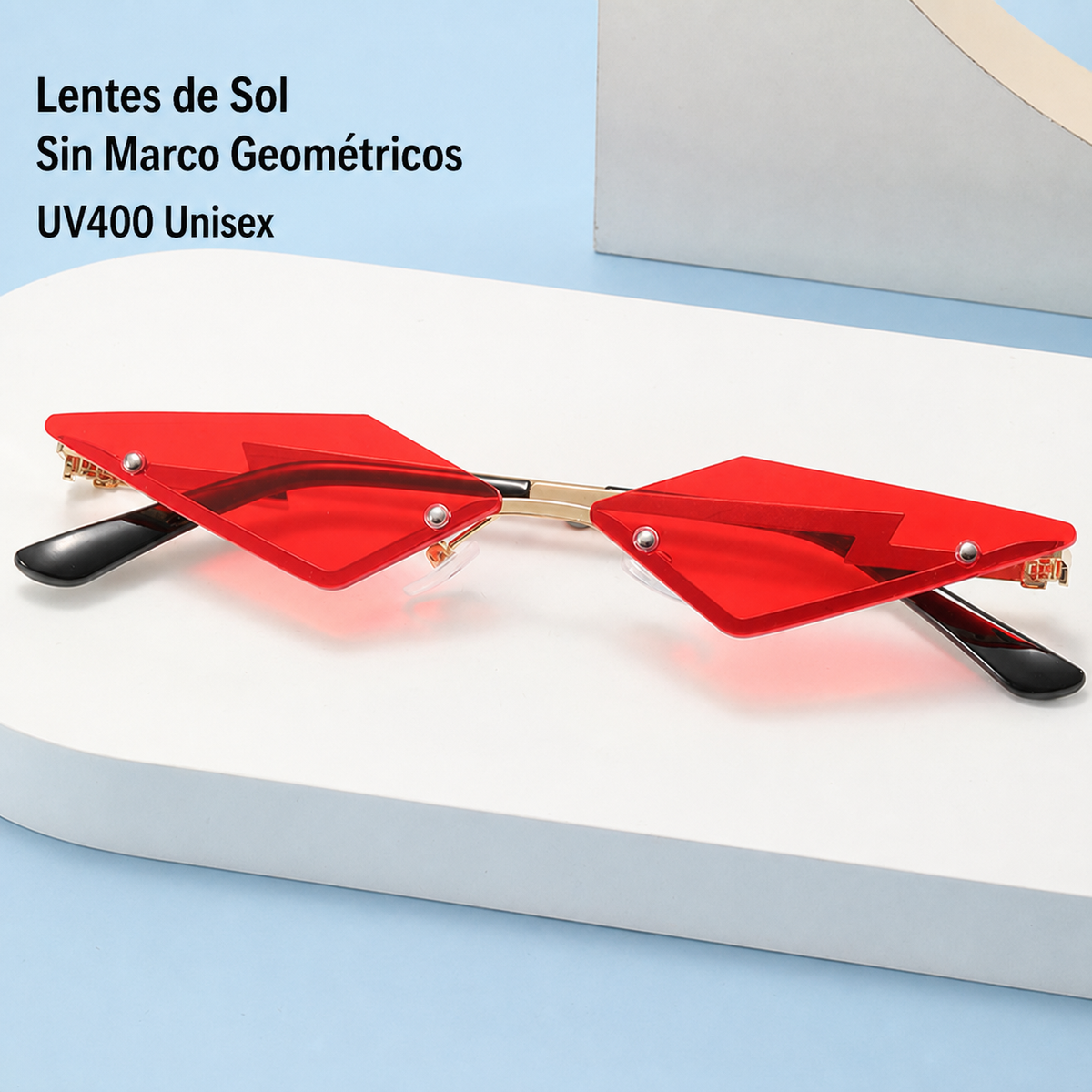Lentes de Sol Triangulares UV400 - 6