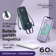 Batería Portátil MagSafe 10000 y 20000 mAh Carga Rápida - 1