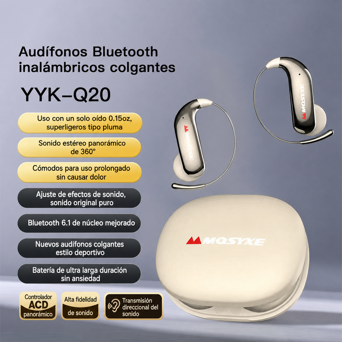 Audífonos Bluetooth 5.4 Inalámbricos - 2
