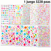 Stickers de Gemas Acrílicas para DIY y Maquillaje - 1