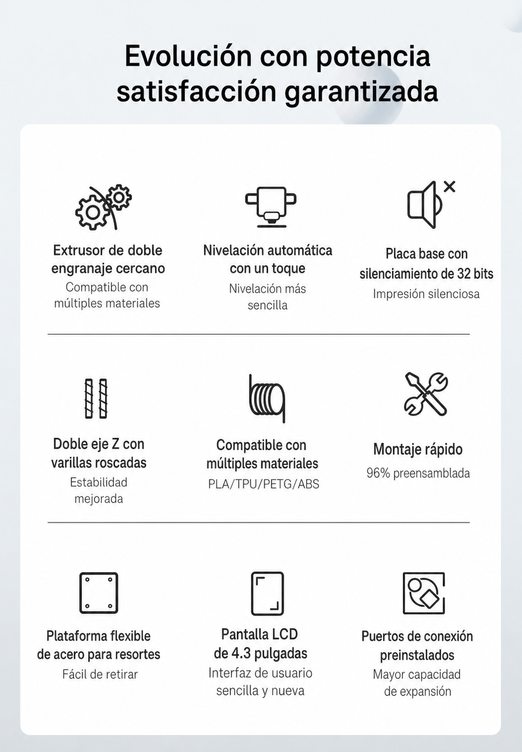 Impresora 3D CREALITY Hi Combo de Alta Velocidad - 6