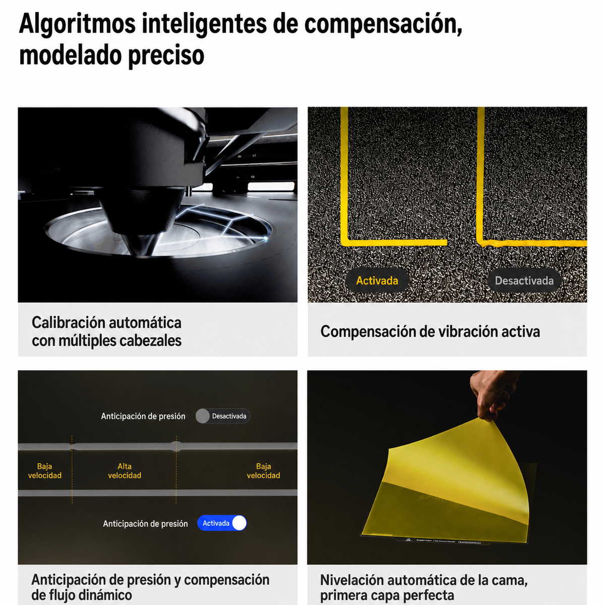 Impresora 3D Snapmaker cabezales - 3