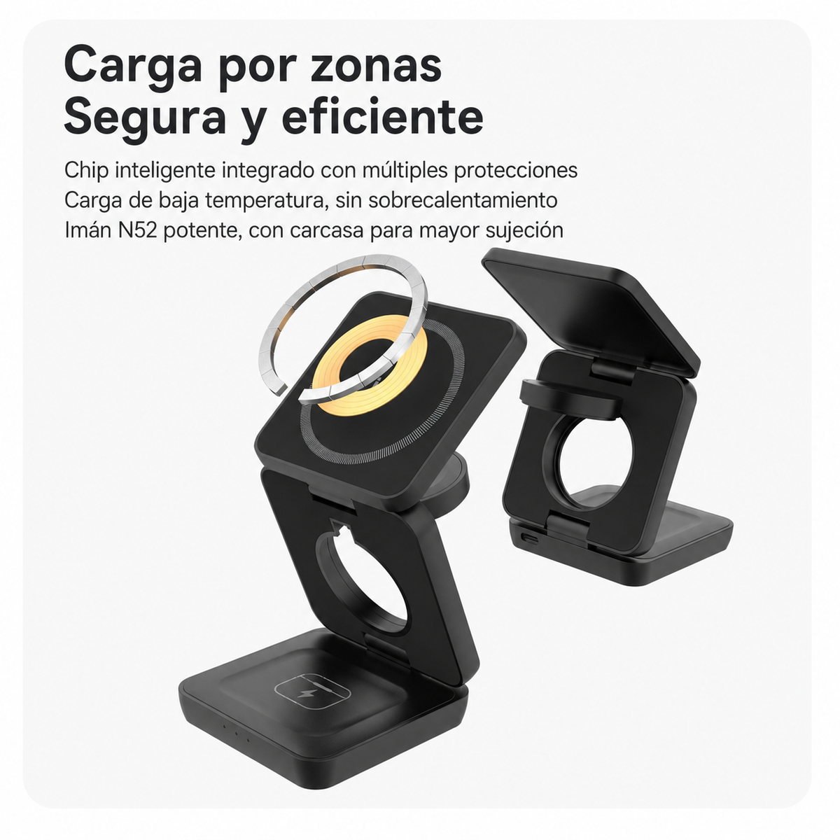 Cargador Magnético Plegable 3 en 1 - 3