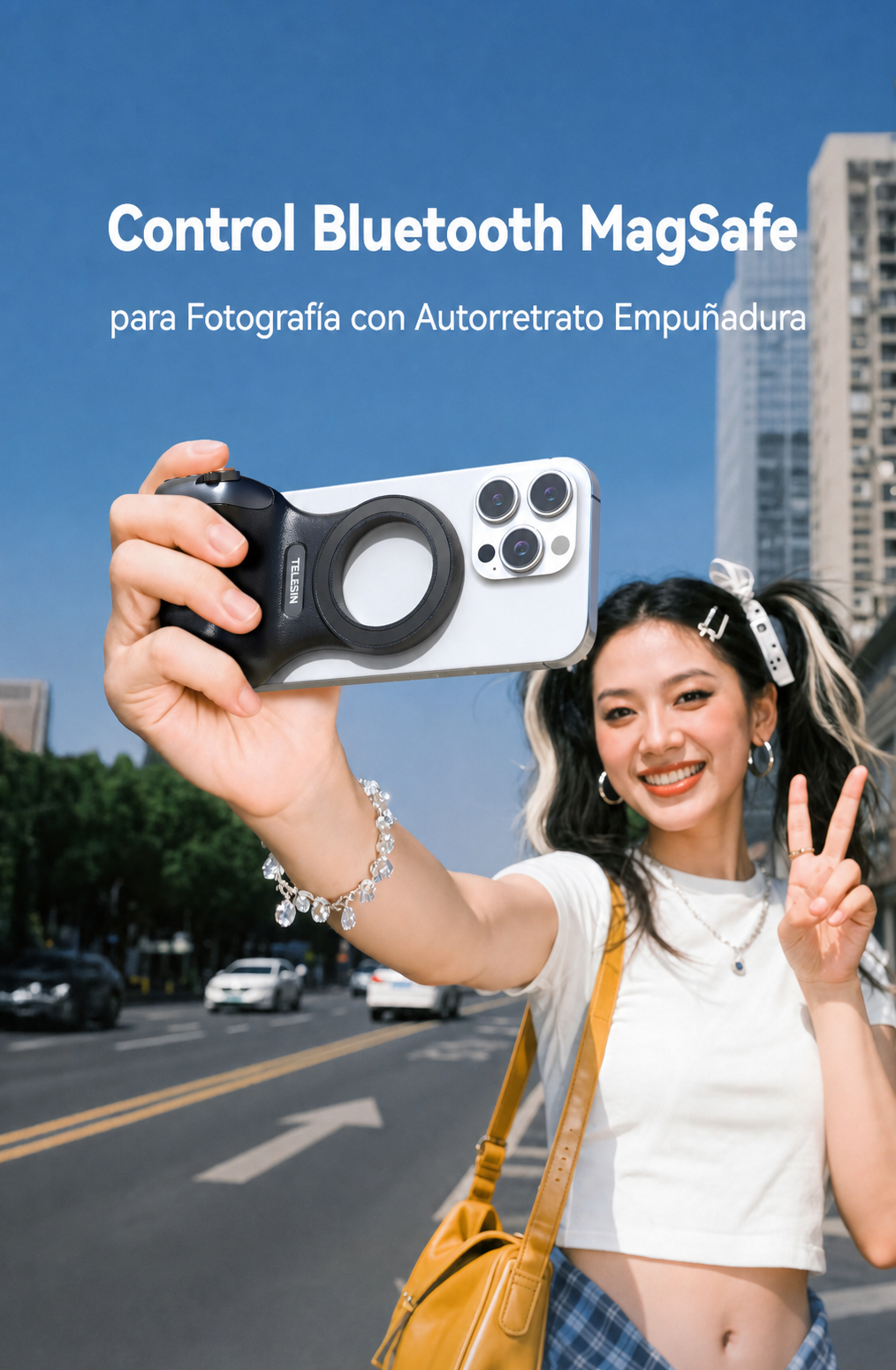 Soporte Bluetooth MagSafe para Fotografía con Celular - 6