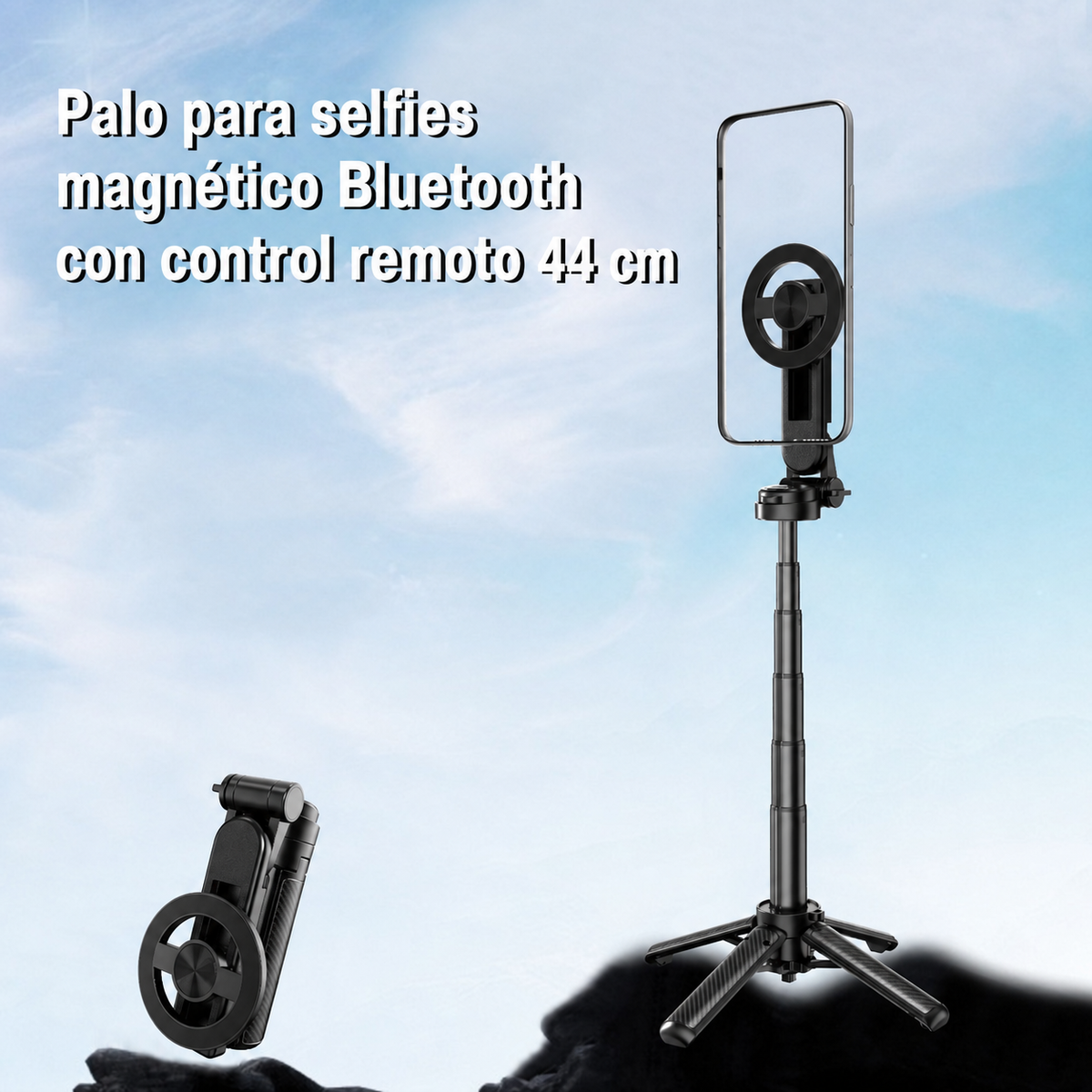 Selfie Stick Magnético plegable - 2