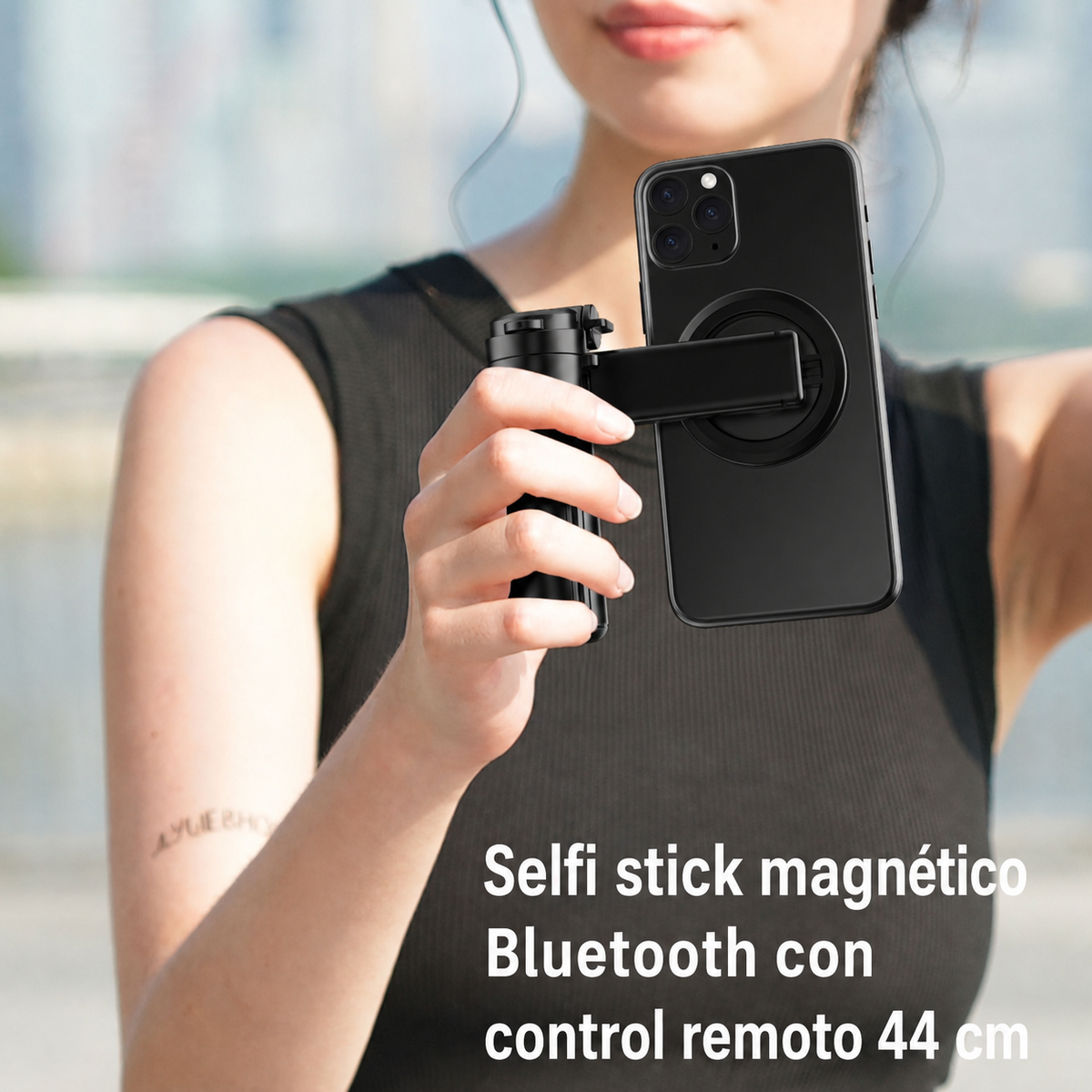 Selfie Stick Magnético plegable - 4