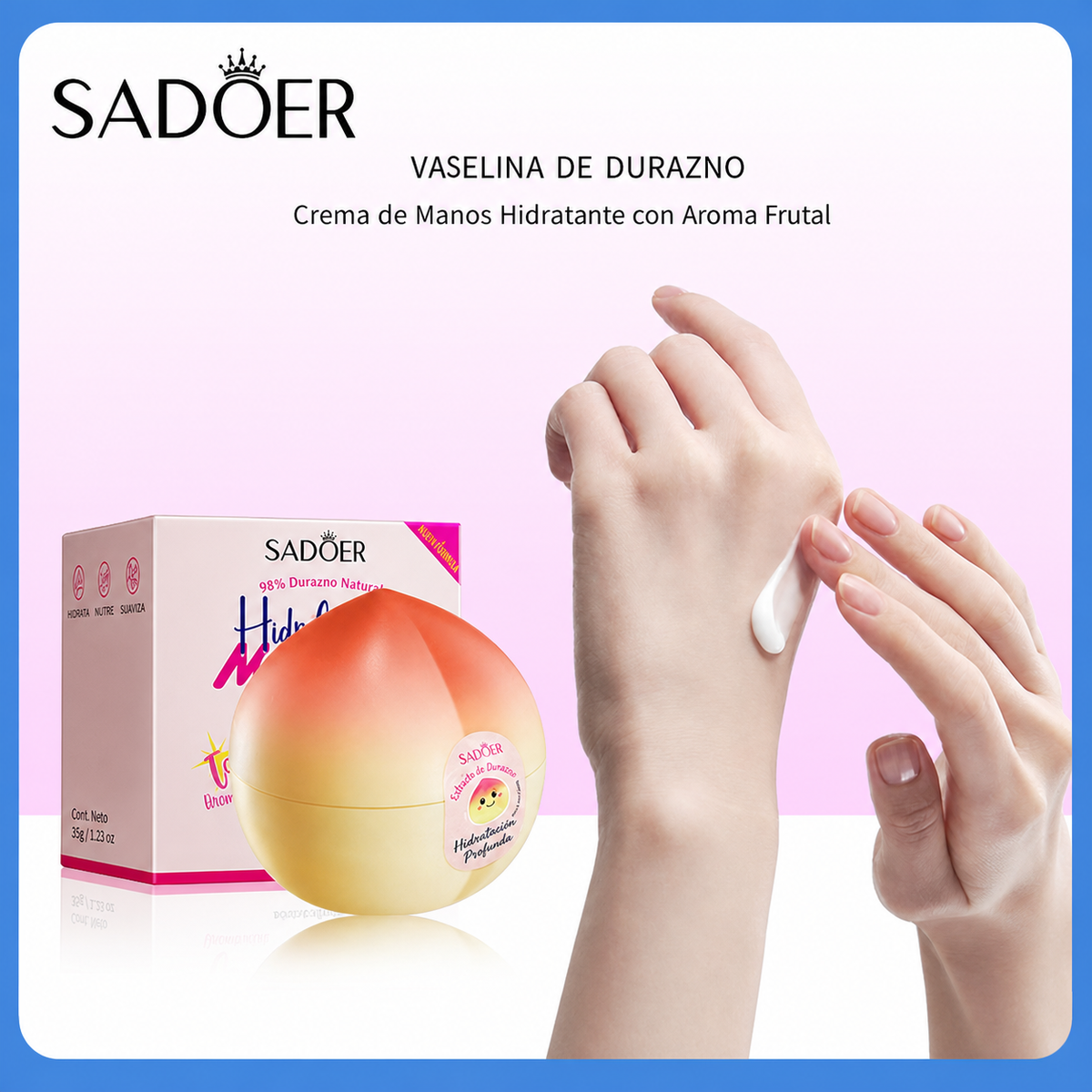 Crema de Manos Hidratante con Aroma Frutal 30-150 g - 2