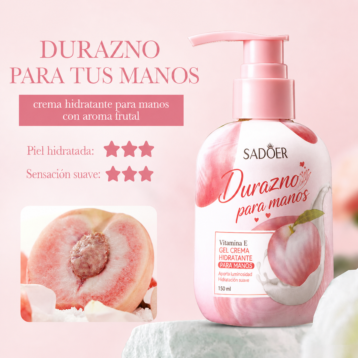 Crema de Manos Hidratante con Aroma Frutal 30-150 g - 9
