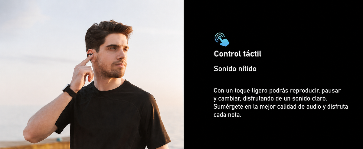 Audífonos Bluetooth OWS Clip M91 con IA Traductora - 13