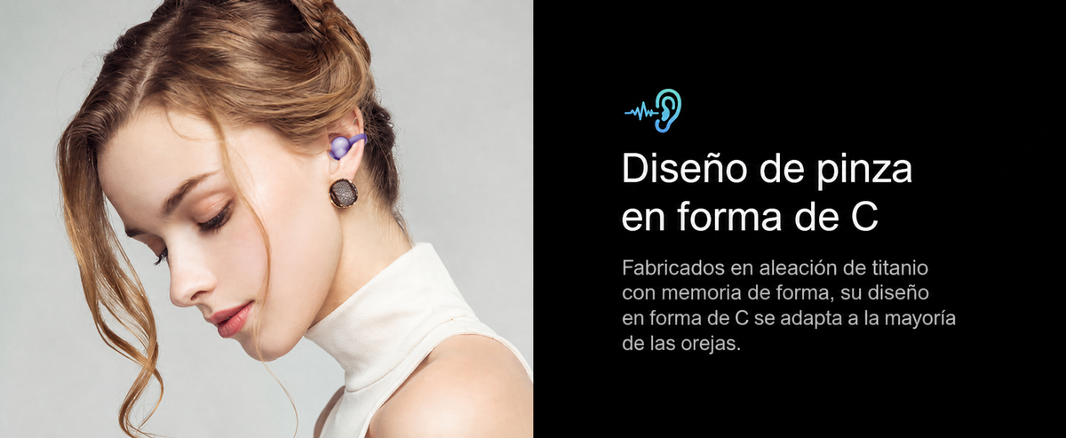 Audífonos Bluetooth OWS Clip M91 con IA Traductora - 14