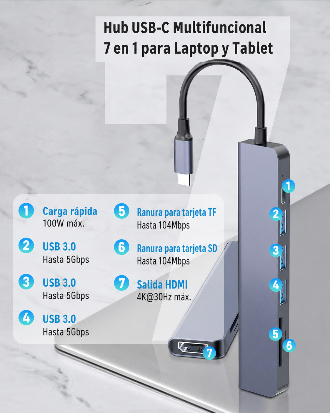 Hub USB-C Multifuncional - 11