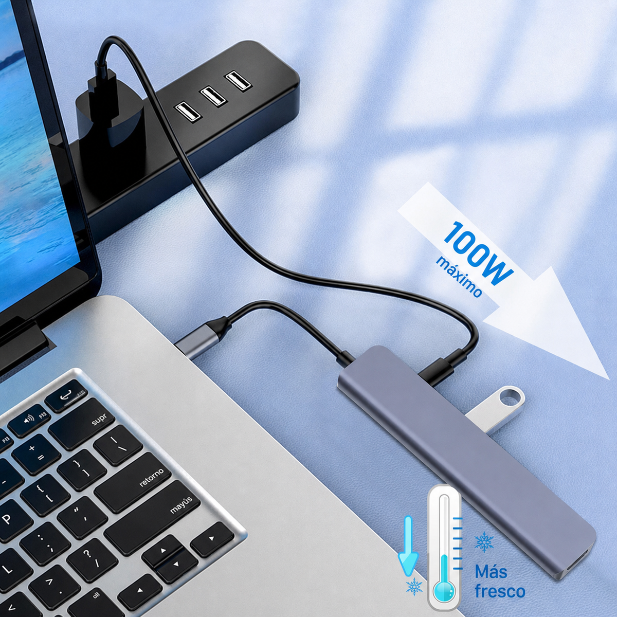 Hub USB-C Multifuncional - 14