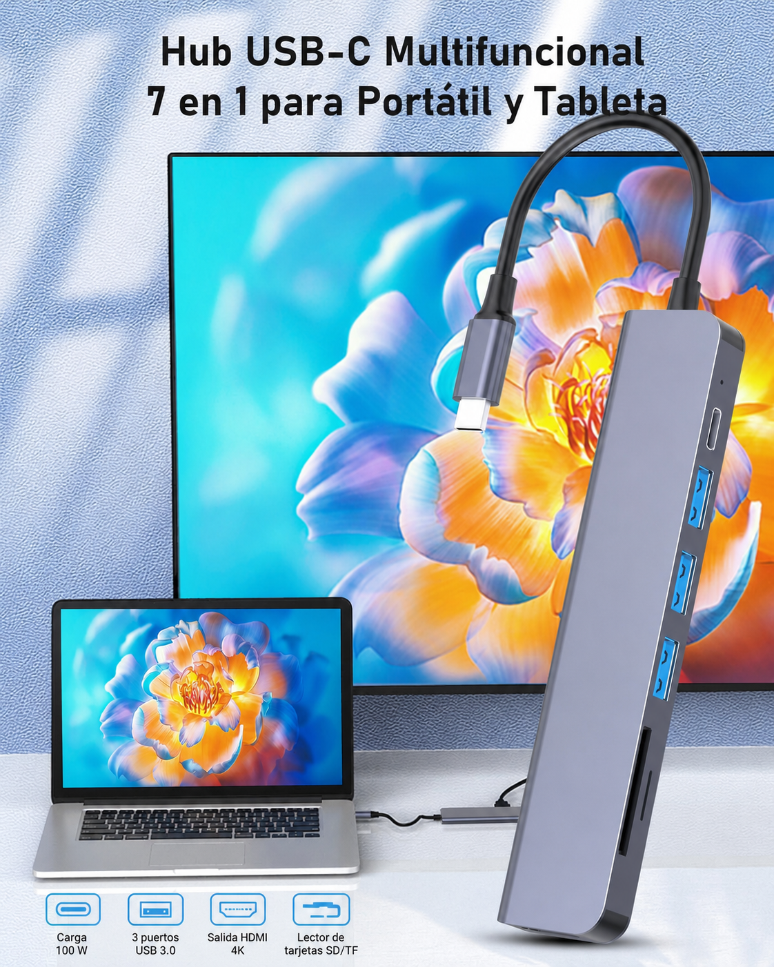 Hub USB-C Multifuncional - 15