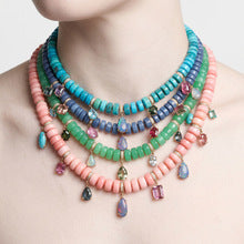 Collar de cuentas acrílicas estilo boho dulce - 12