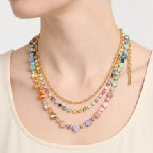 Collar de cuentas acrílicas estilo boho dulce - 13