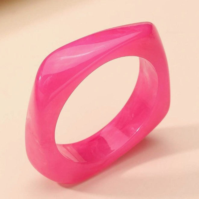 Pulsera de resina efecto degradado estilo dopamina - 8