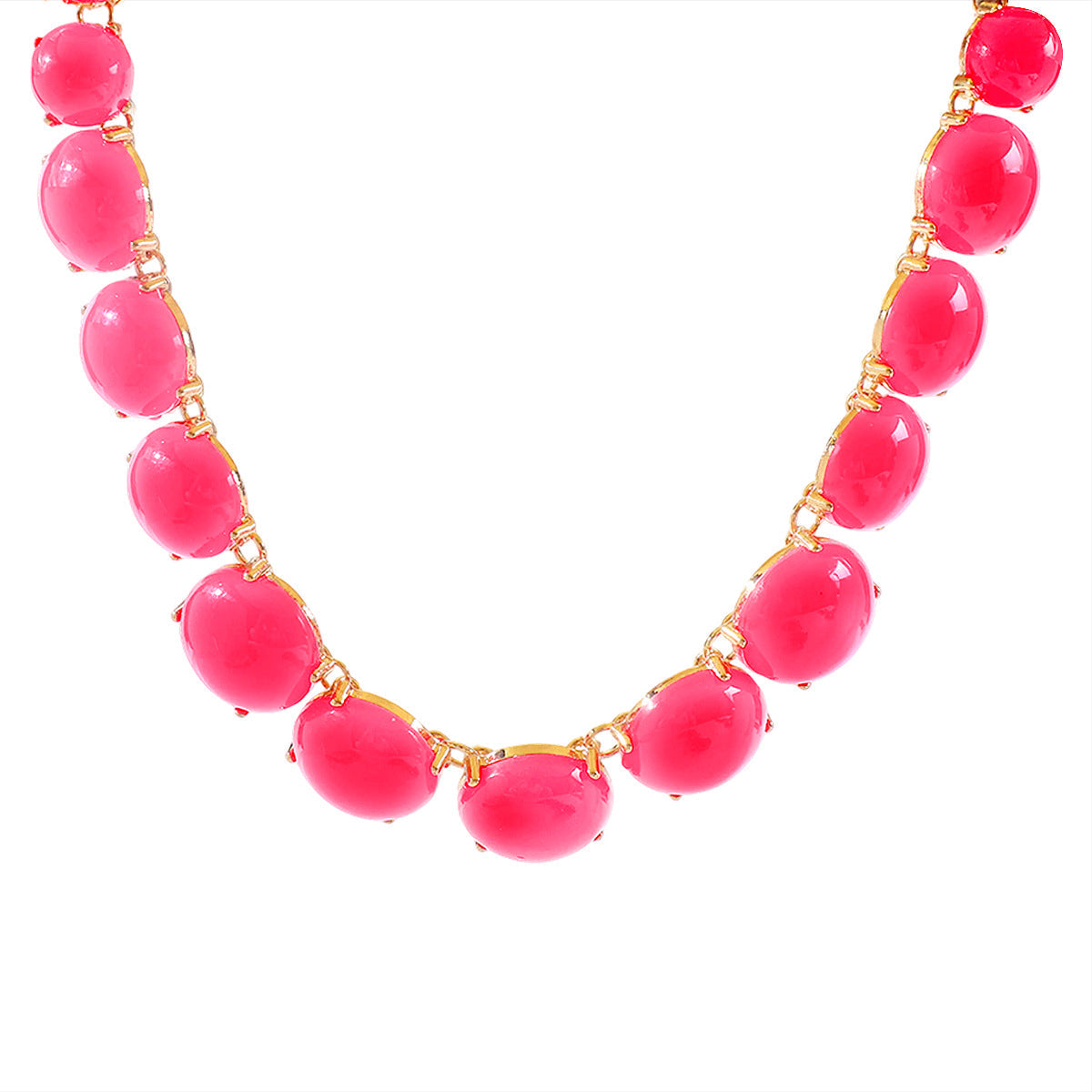 Collar y Aretes Geométricos de Resina Colores