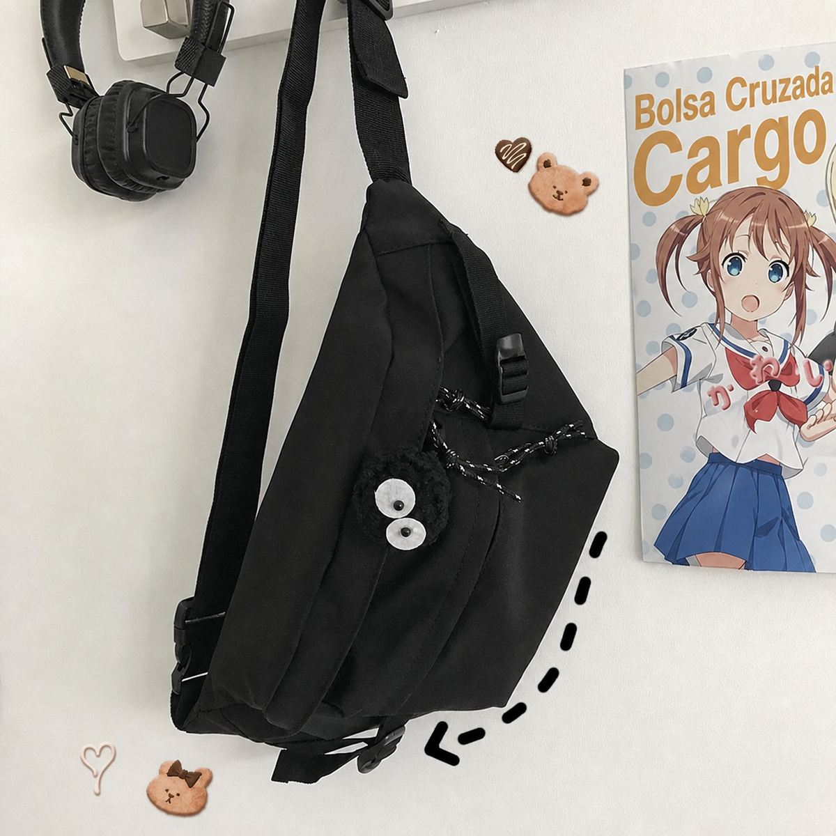 Bolsa Cruzada Cargo - Unisex