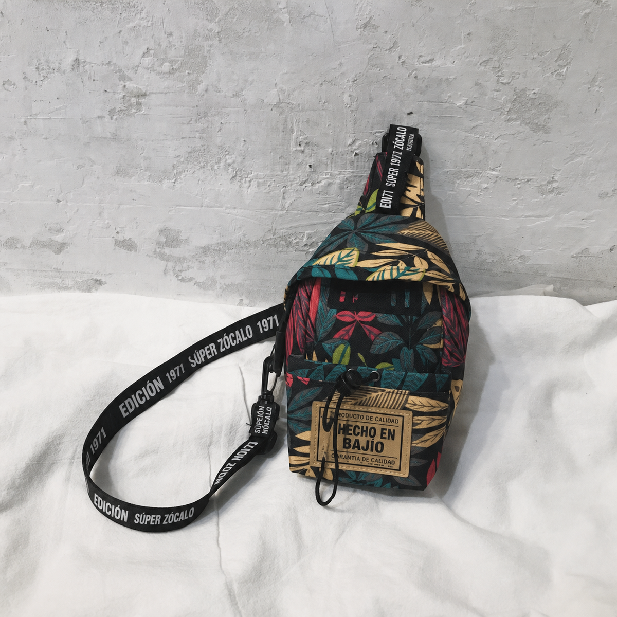Pechera Hombre Lona Impermeable Bolsa Cruzada Casual - 5
