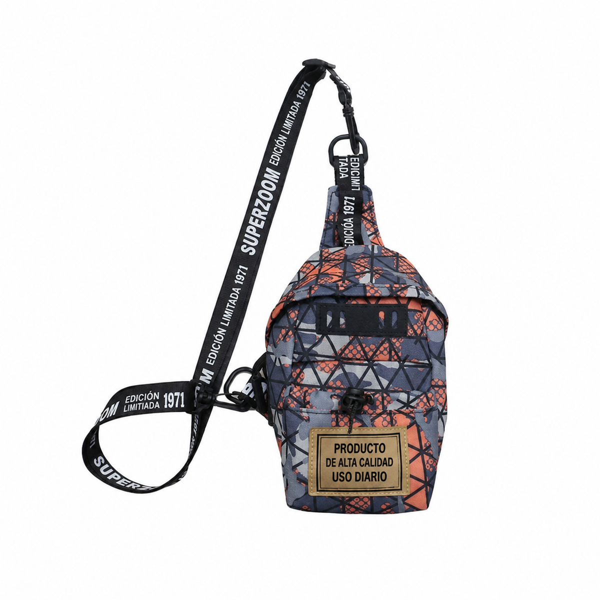 Pechera Hombre Lona Impermeable Bolsa Cruzada Casual - 10