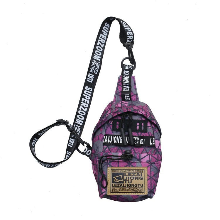 Pechera Hombre Lona Impermeable Bolsa Cruzada Casual