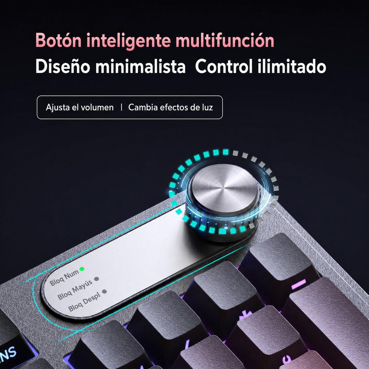 Teclado Gaming FURYCUBE trimodal - 2