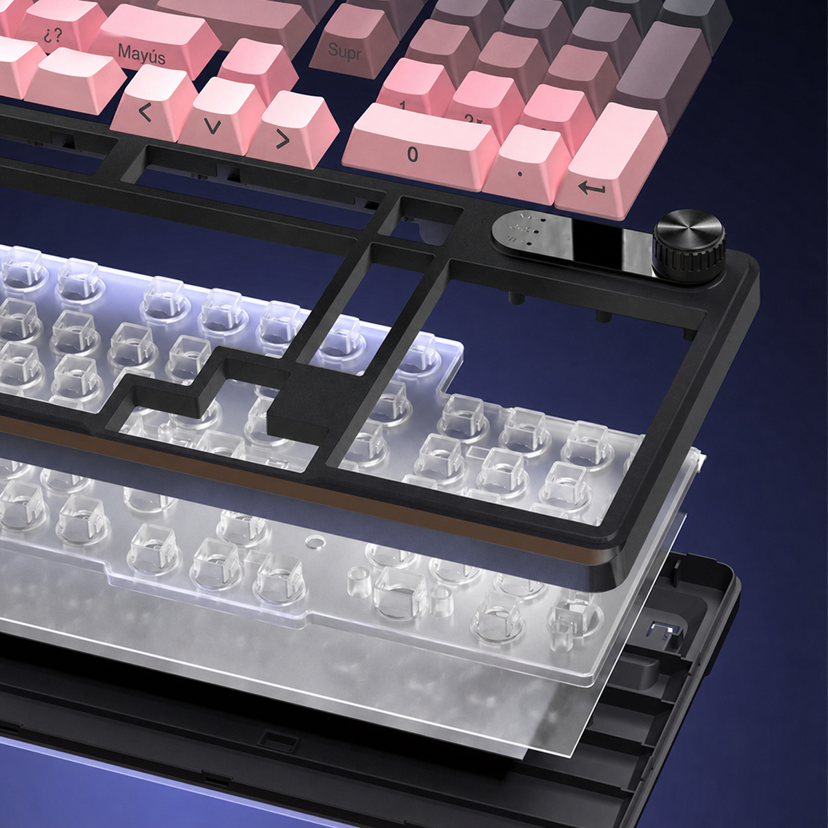 Teclado Gaming FURYCUBE trimodal - 4