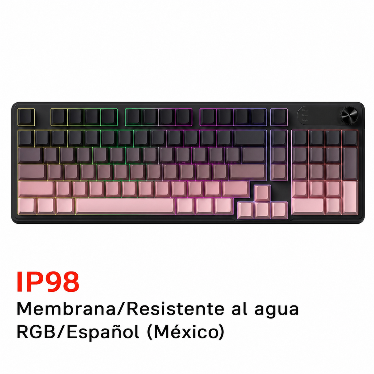 Teclado Gaming FURYCUBE trimodal - 7